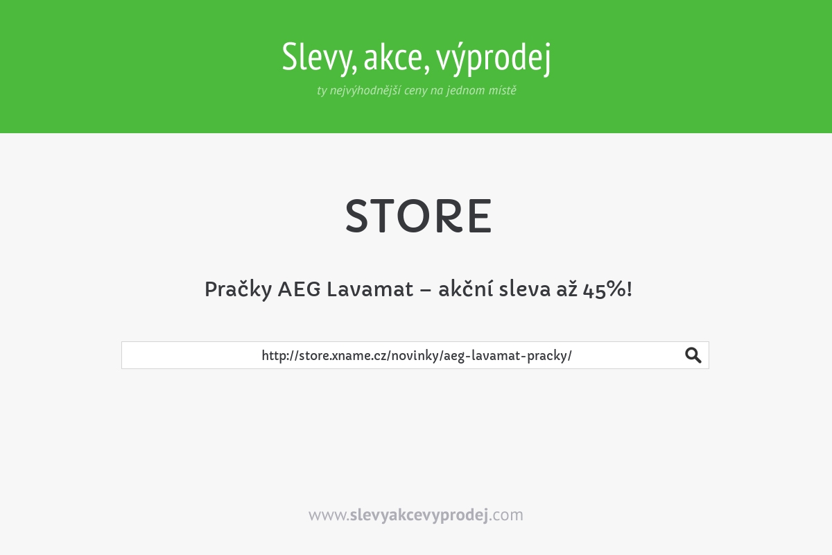 Pračky AEG Lavamat – akční sleva až 45%!