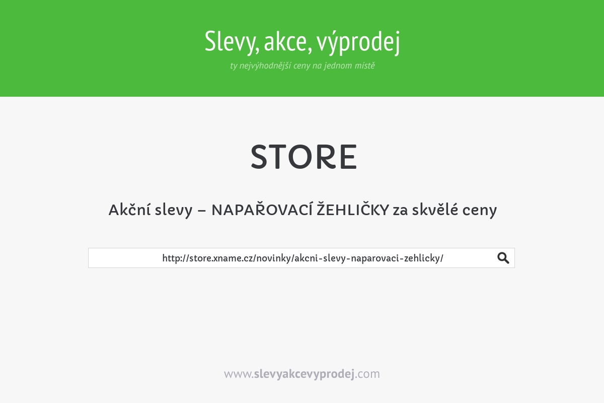 Akční slevy – NAPAŘOVACÍ ŽEHLIČKY za skvělé ceny