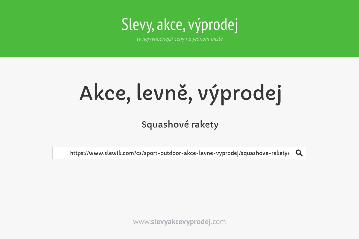 Squashové rakety
