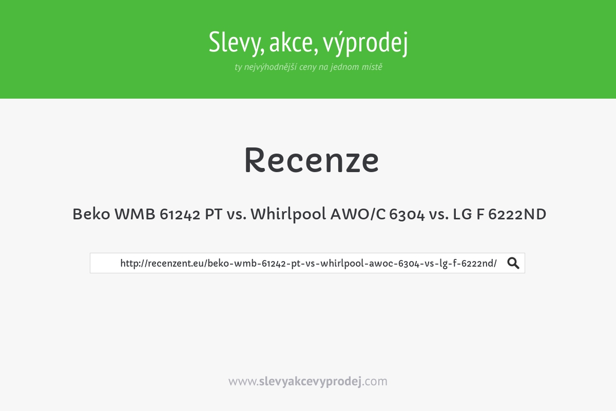 Beko WMB 61242 PT vs. Whirlpool AWO/C 6304 vs. LG F 6222ND