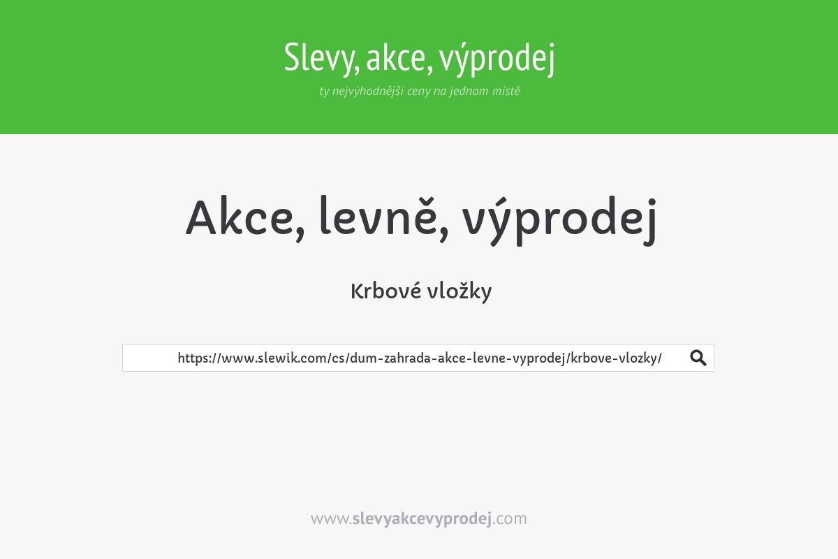 Krbové vložky