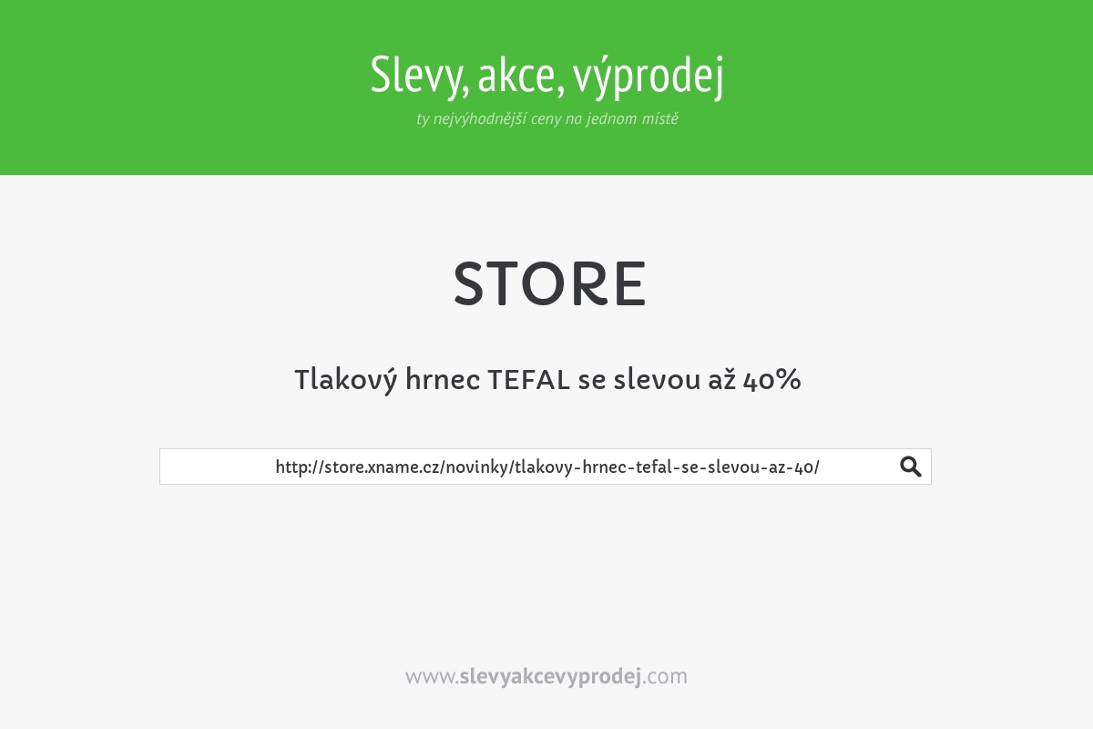 Tlakový hrnec TEFAL se slevou až 40%