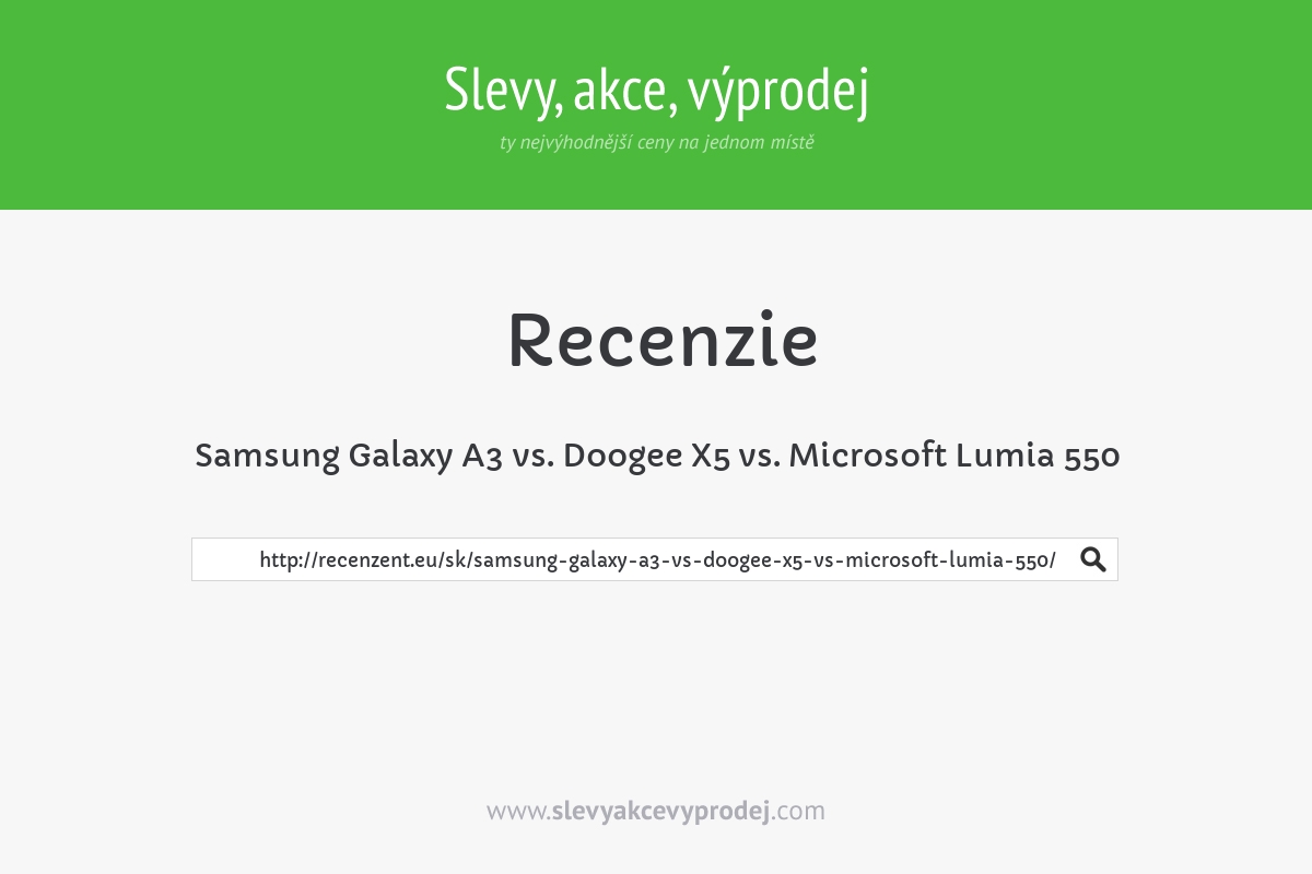 Samsung Galaxy A3 vs. Doogee X5 vs. Microsoft Lumia 550