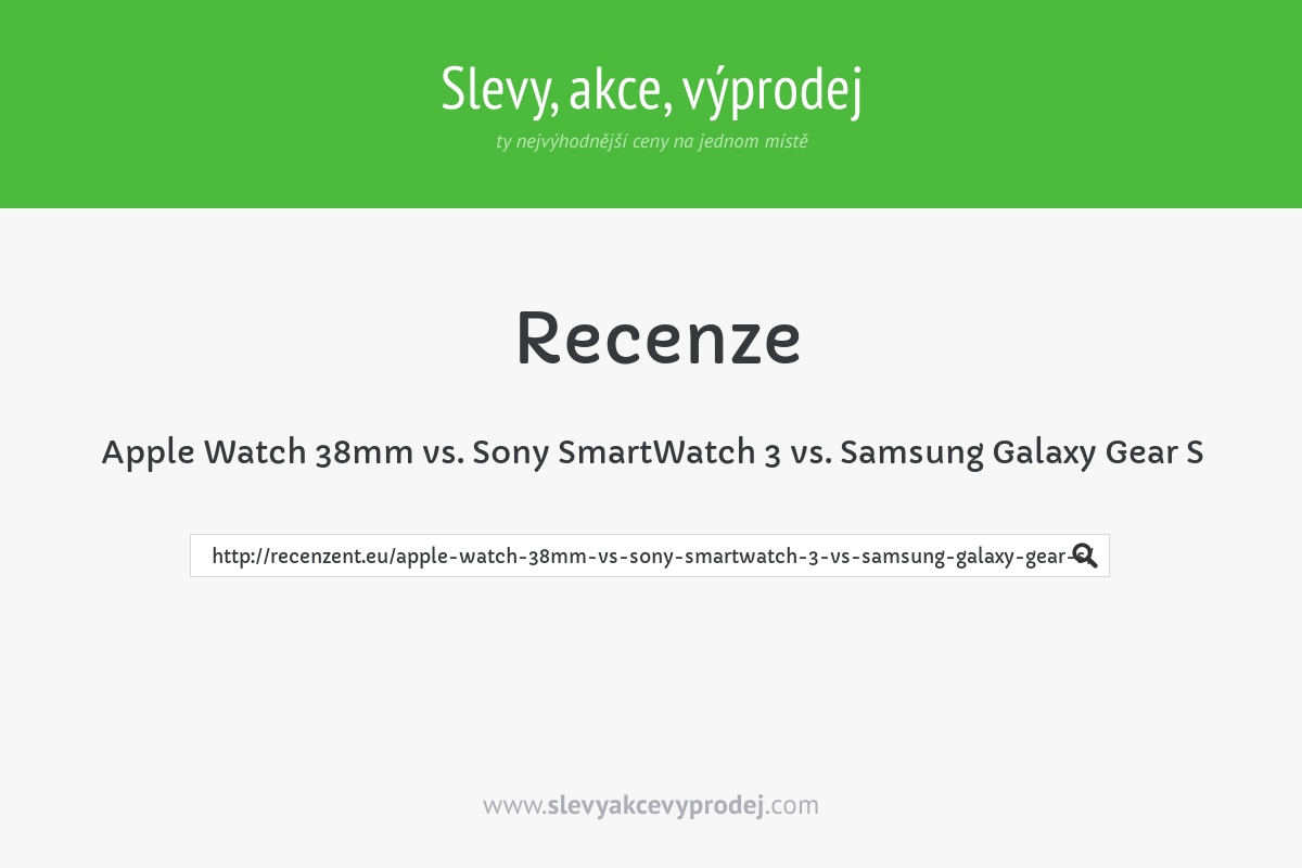 Apple Watch 38mm vs. Sony SmartWatch 3 vs. Samsung Galaxy Gear S