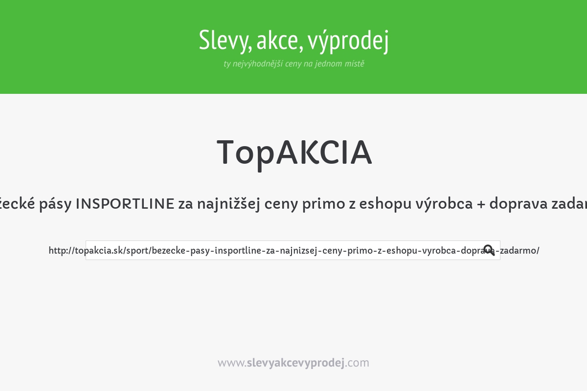 Bežecké pásy INSPORTLINE za najnižšej ceny primo z eshopu výrobca + doprava zadarmo