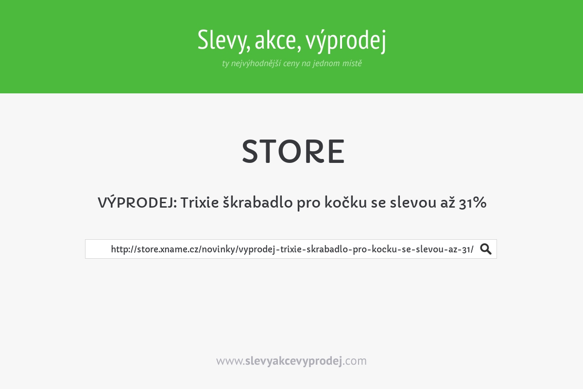 VÝPRODEJ: Trixie škrabadlo pro kočku se slevou až 31%