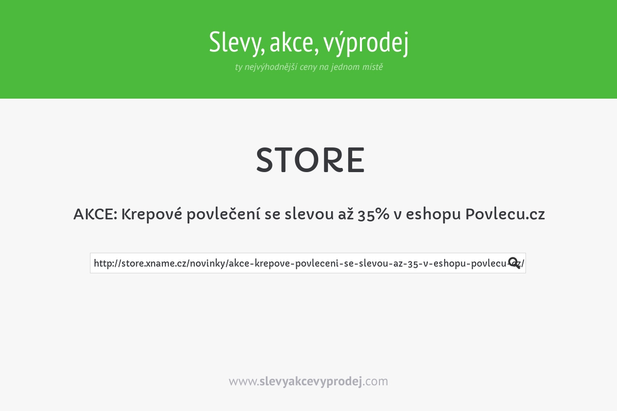 AKCE: Krepové povlečení se slevou až 35% v eshopu Povlecu.cz