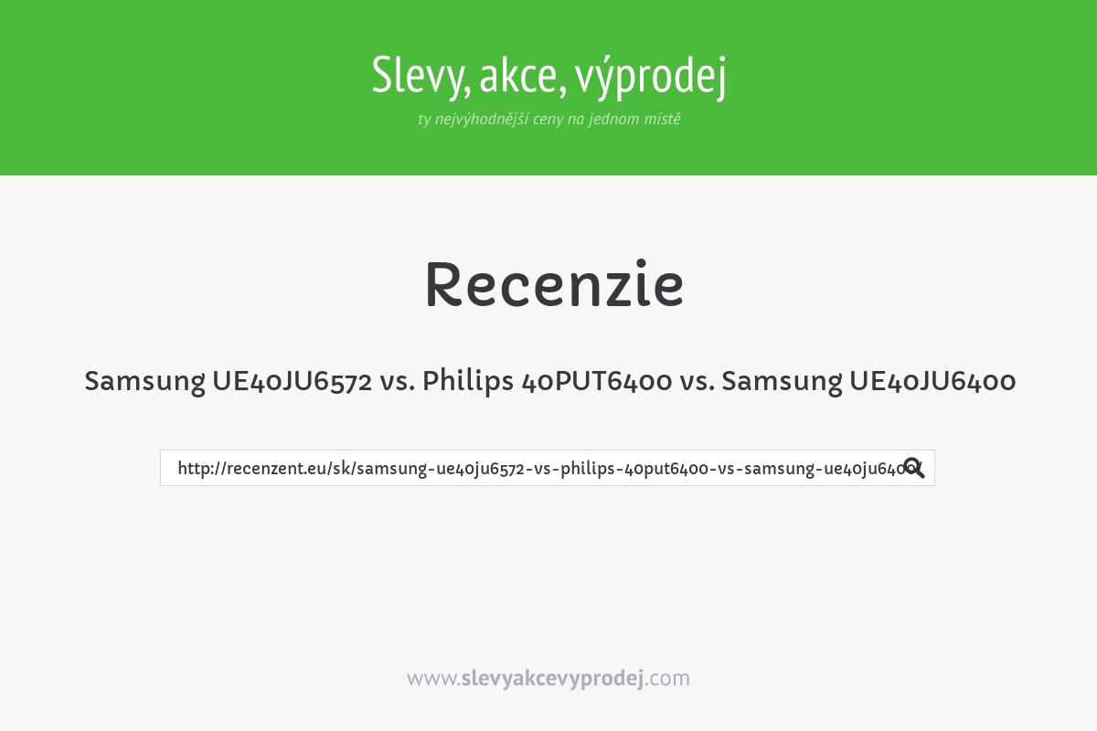 Samsung UE40JU6572 vs. Philips 40PUT6400 vs. Samsung UE40JU6400