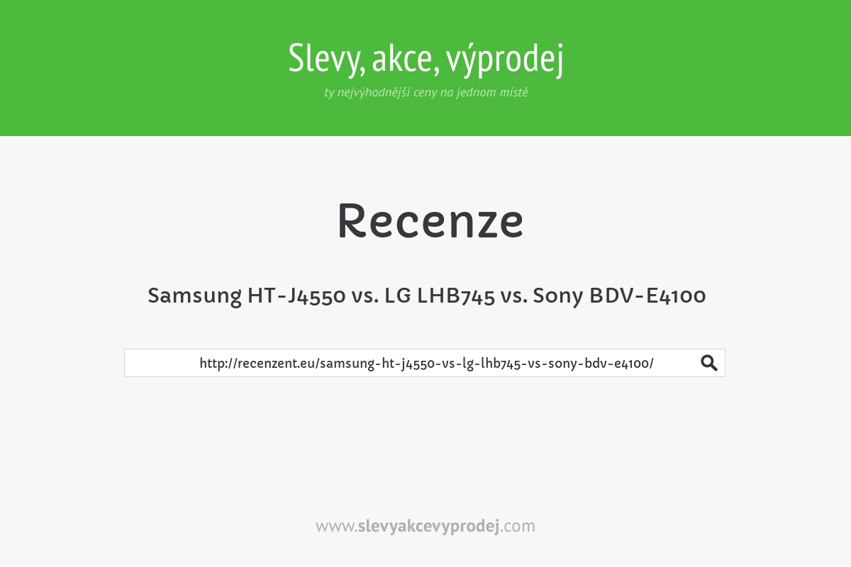 Samsung HT-J4550 vs. LG LHB745 vs. Sony BDV-E4100