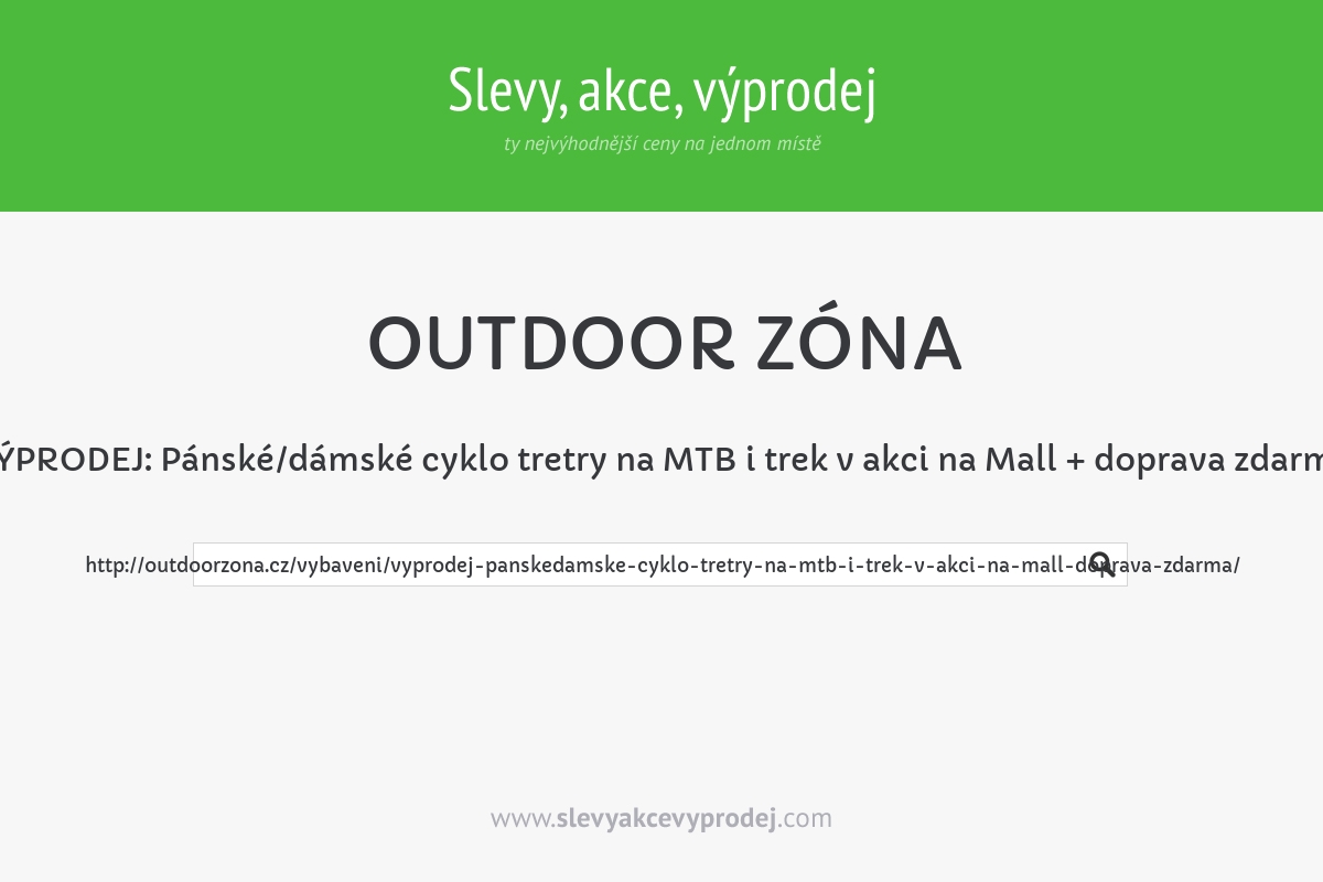 VÝPRODEJ: Pánské/dámské cyklo tretry na MTB i trek v akci na Mall + doprava zdarma