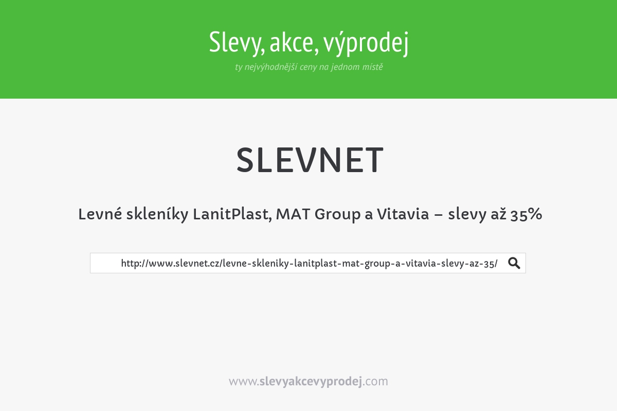 Levné skleníky LanitPlast, MAT Group a Vitavia – slevy až 35%