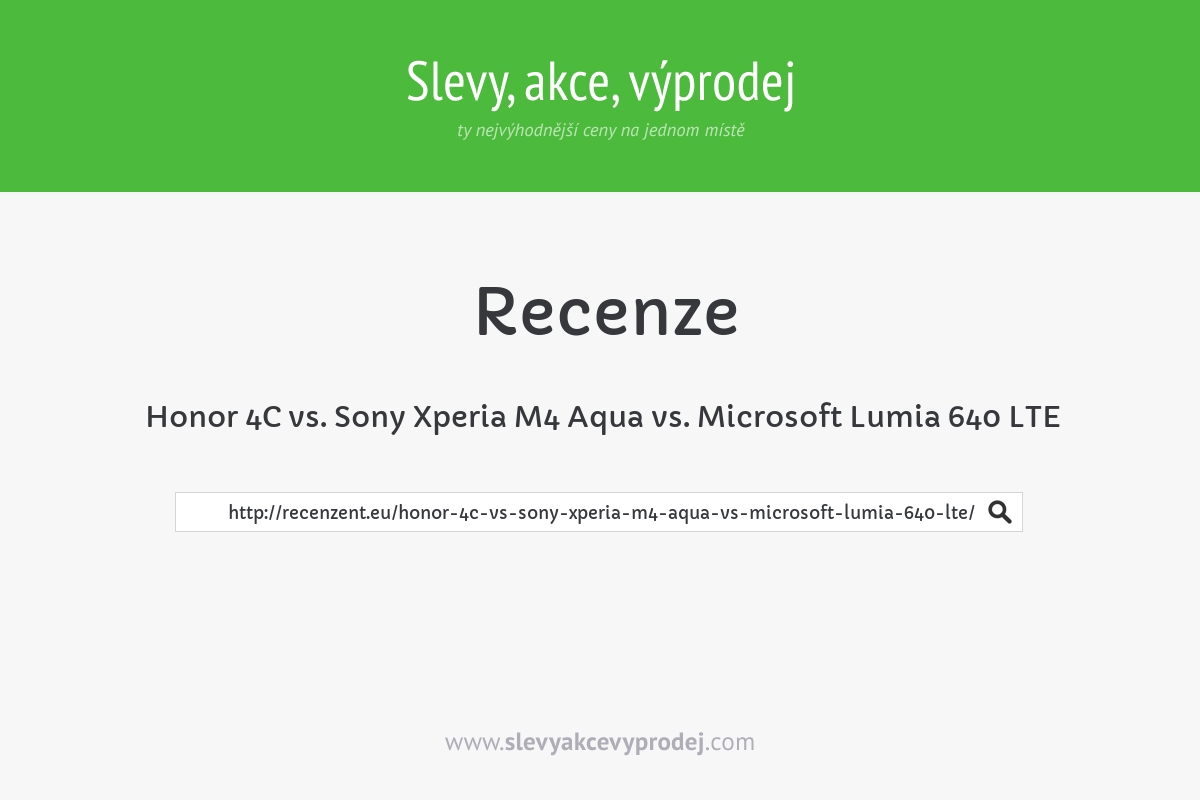 Honor 4C vs. Sony Xperia M4 Aqua vs. Microsoft Lumia 640 LTE