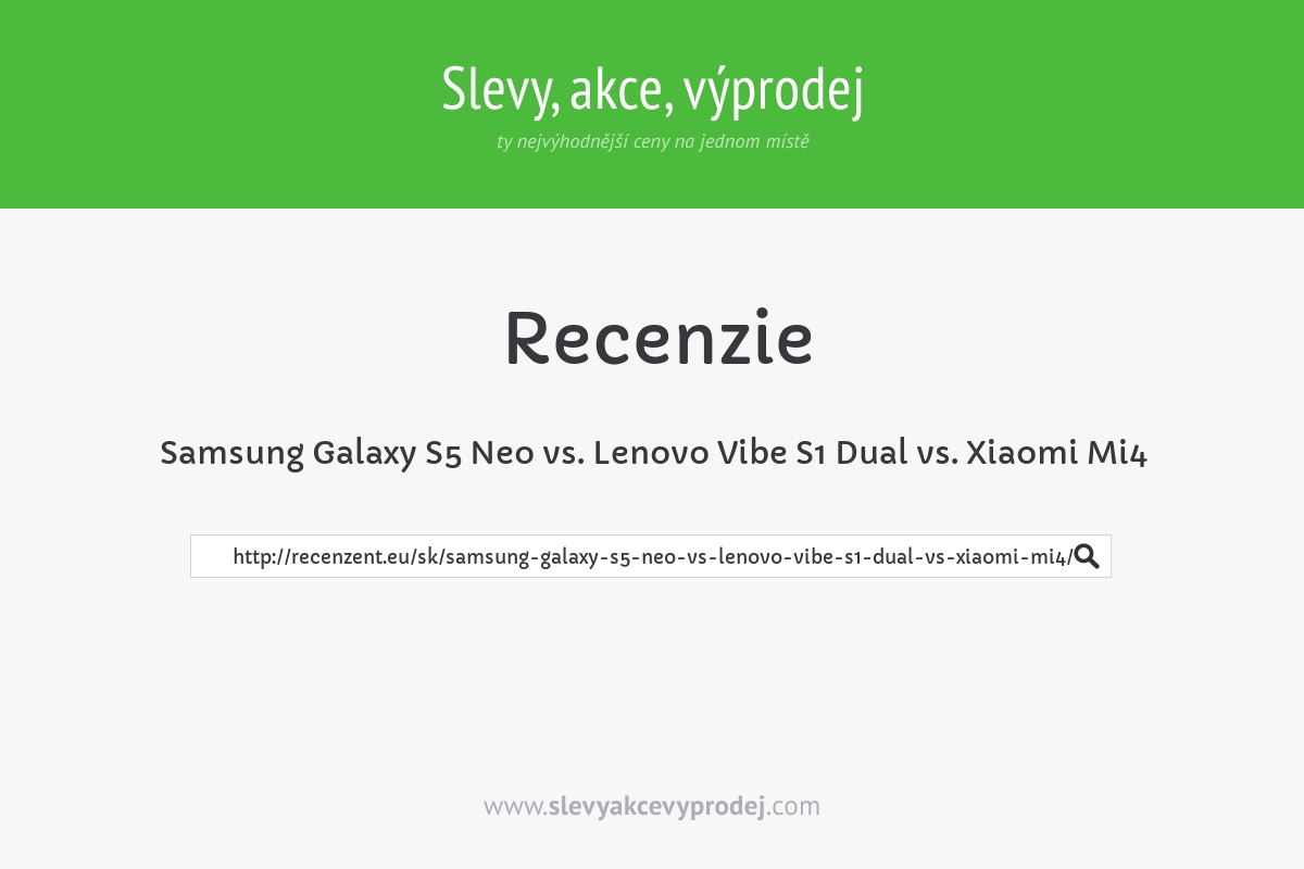 Samsung Galaxy S5 Neo vs. Lenovo Vibe S1 Dual vs. Xiaomi Mi4