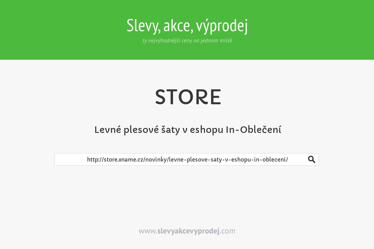 Levné plesové šaty v eshopu In-Oblečení