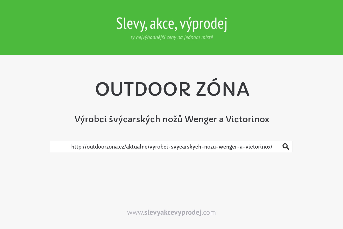 Výrobci švýcarských nožů Wenger a Victorinox