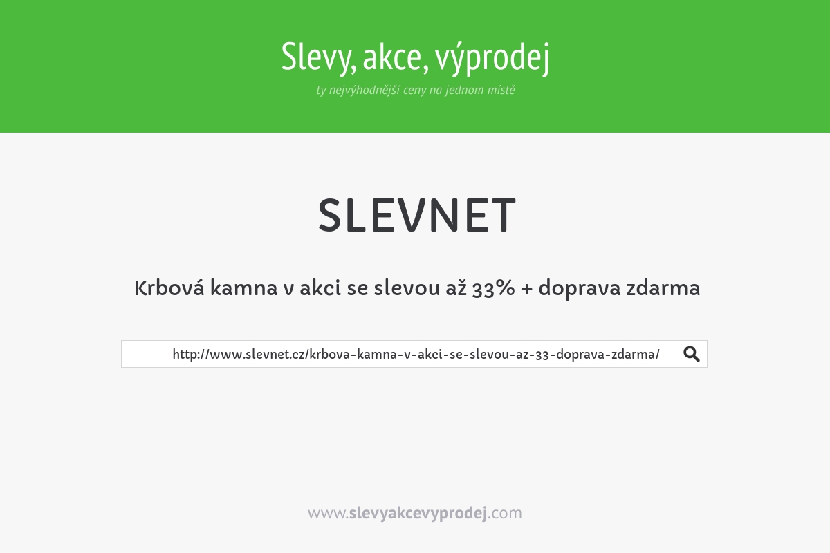 Krbová kamna v akci se slevou až 33% + doprava zdarma