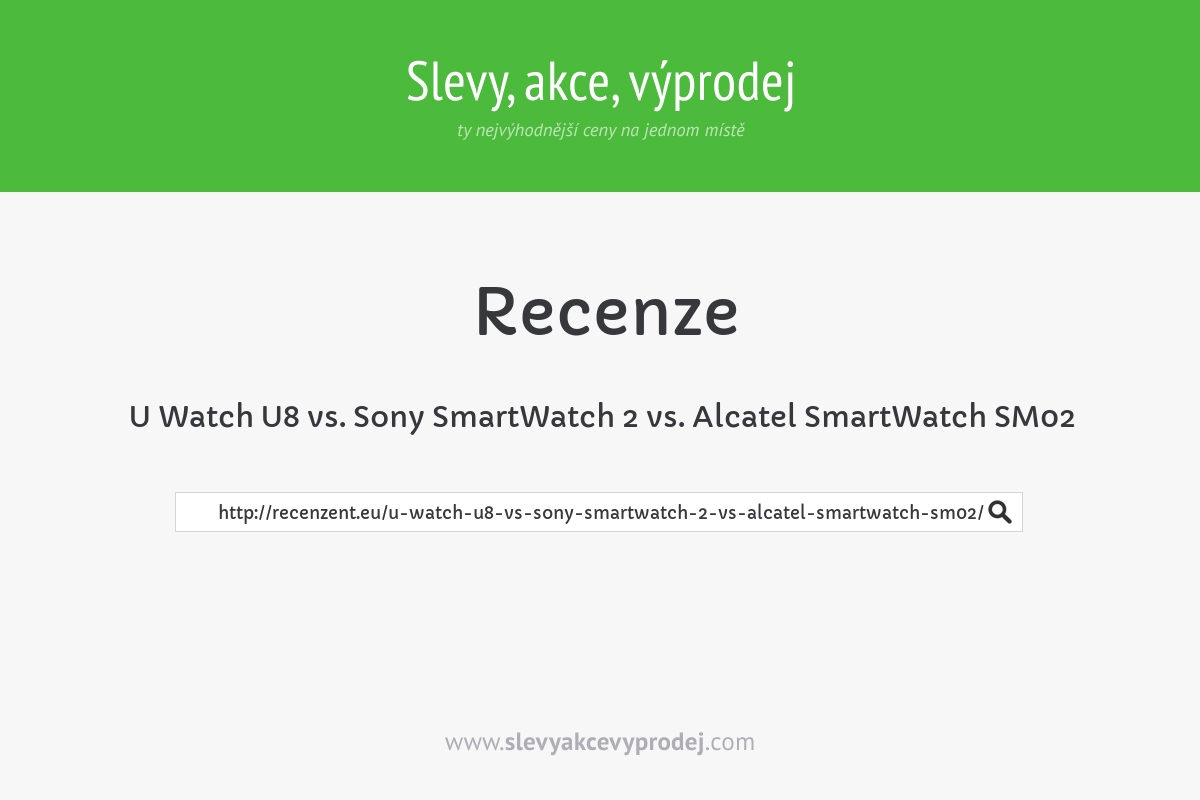 U Watch U8 vs. Sony SmartWatch 2 vs. Alcatel SmartWatch SM02